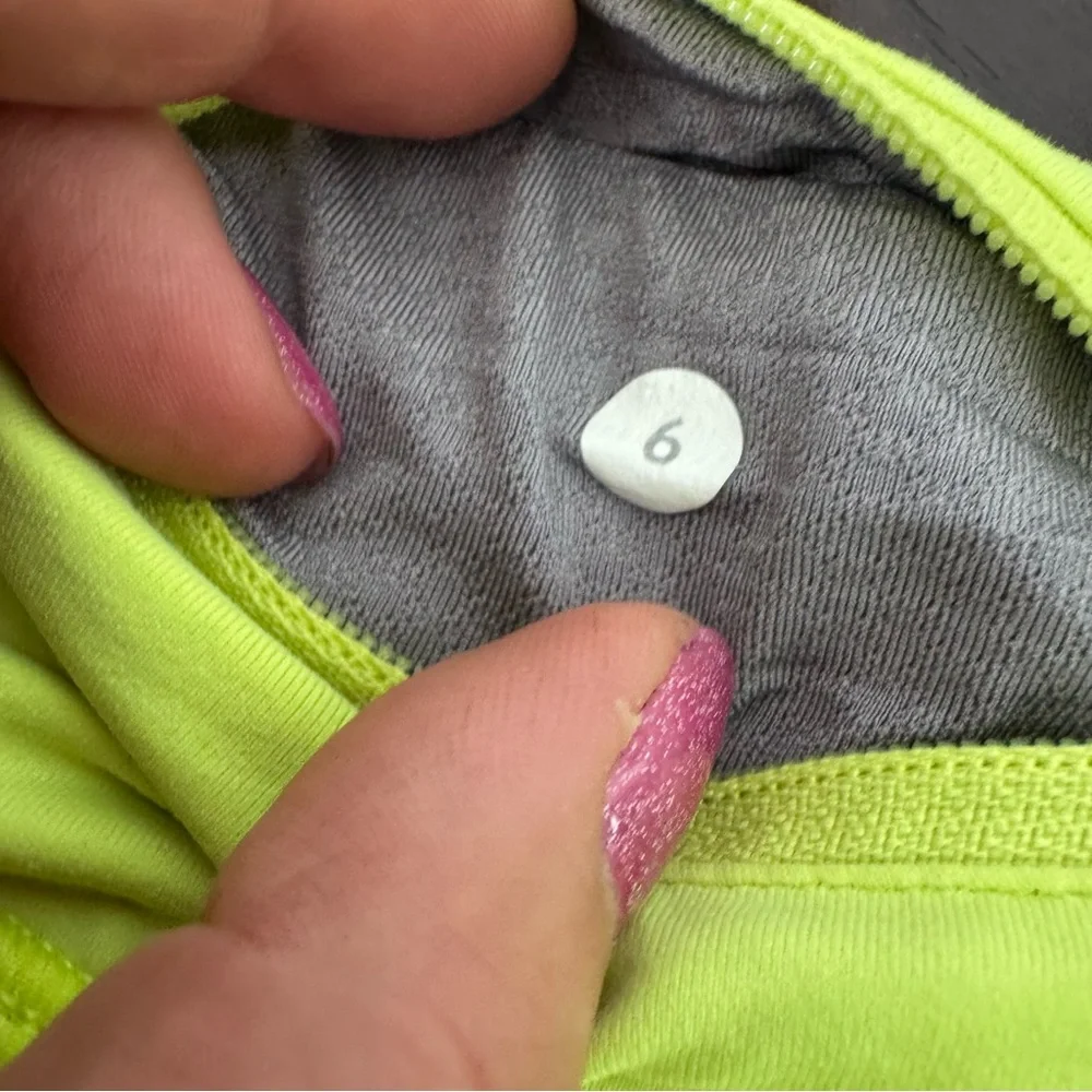 Lululemon Speed Up Shorts Neon Yellow | Running Active Gym Athletic 6 - Picture 6 of 8
